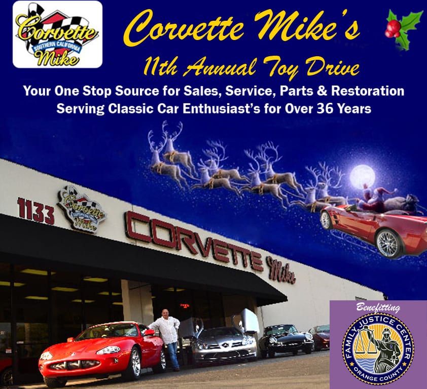 Corvette Mike Car Show & Toy Drive