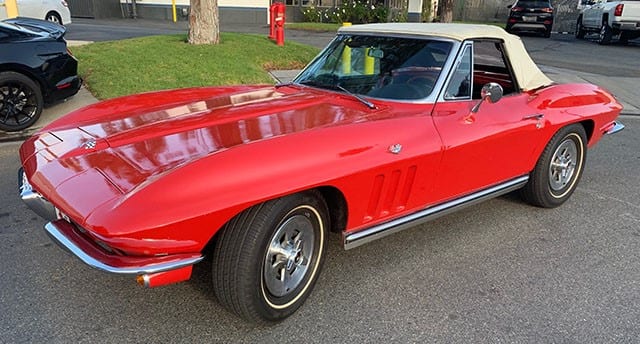 1965 Red Corvette Convertible