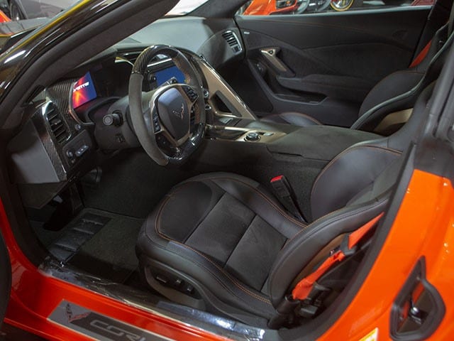 2019 Sebring Orange Corvette coupe