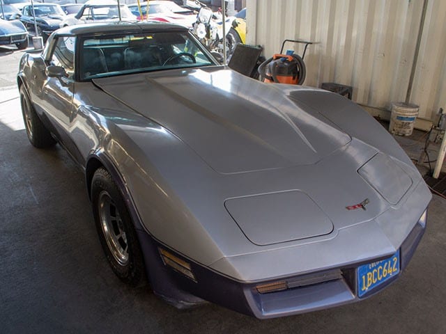 1981 Silver Corvette Coupe