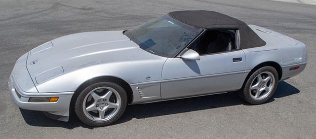 1996 Sebring Silver Corvette Convertible