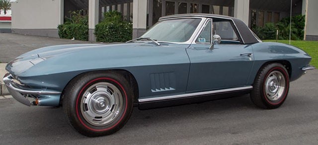 1967 Lynndale Blue Corvette Convertible