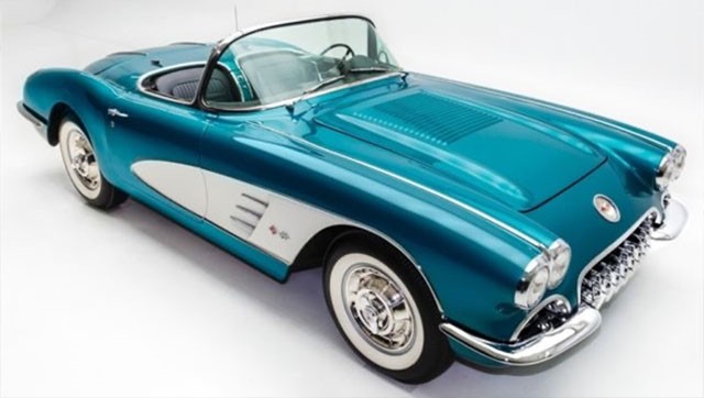 Turquoise Corvette