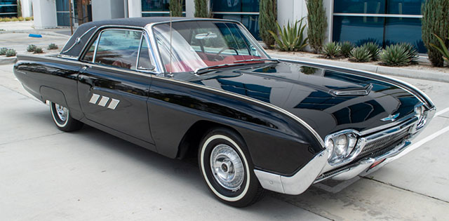 1963 black thunderbird coupe exterior