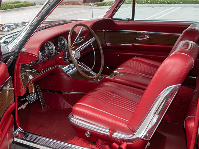 1963 black thunderbird coupe interior