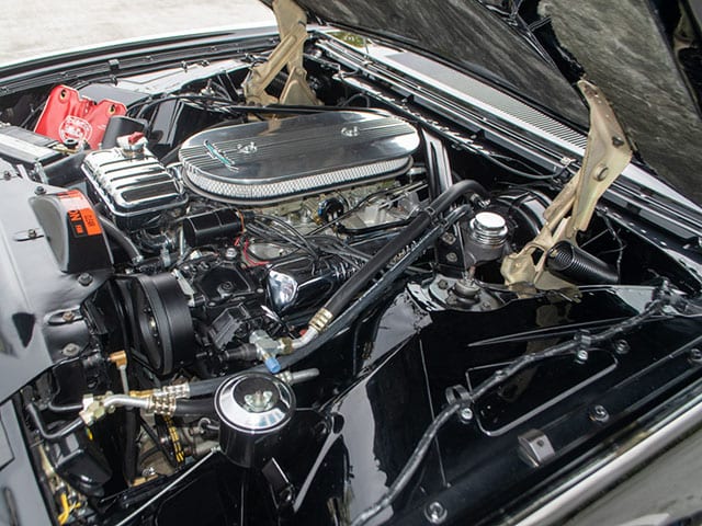 1962 Black Ford Thunderbird M Code Landau Hardtop Engine