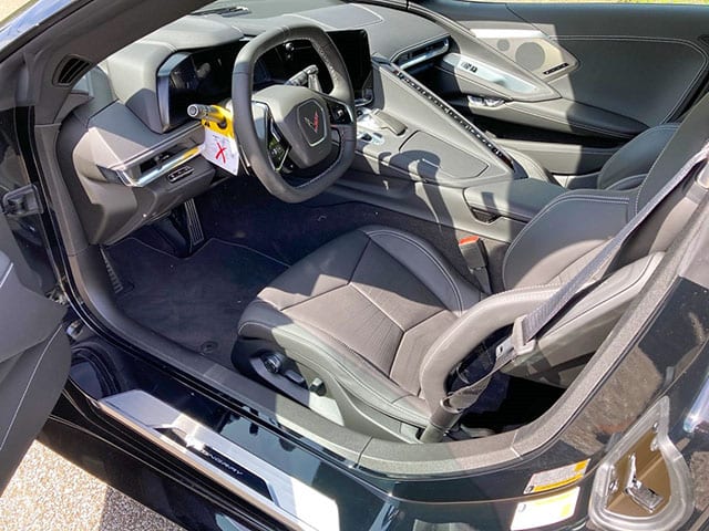 2020 C8 Corvette Black Black Interior