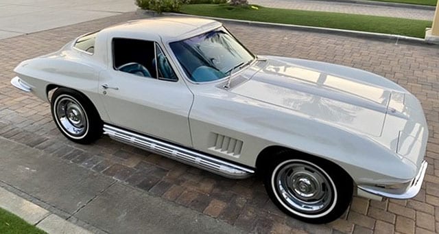1967 Corvette Coupe Ermine White L79 327 350hp
