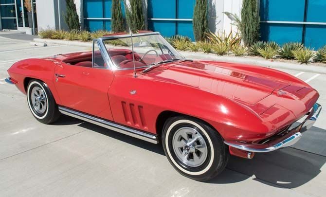 rally red corvette