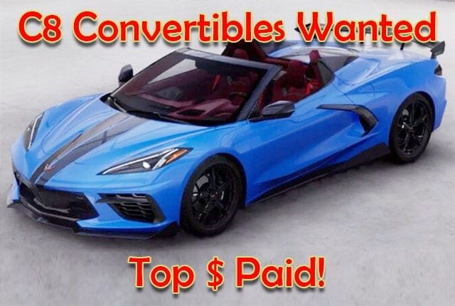 c8 convertible wanted