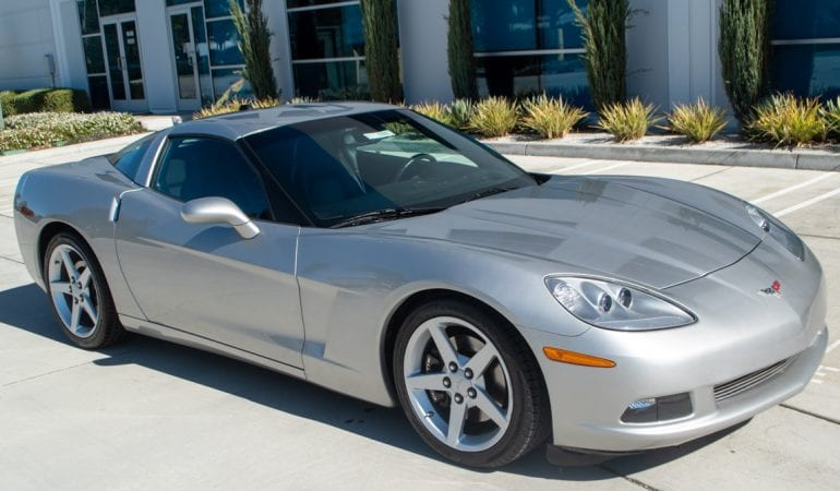 2005 Silver Corvette Coupe 0767