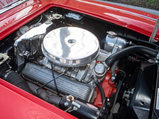 1062 red corvette 340hp engine 1