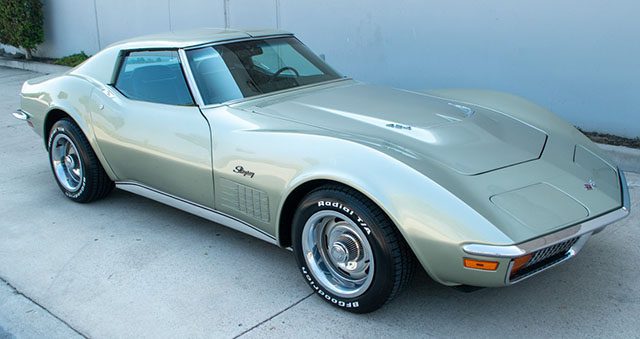 1972 silver ls5 corvette coupe special 1