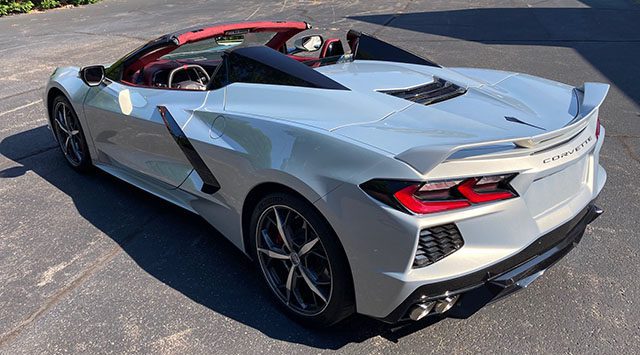 2021 silver red convertable coming 1