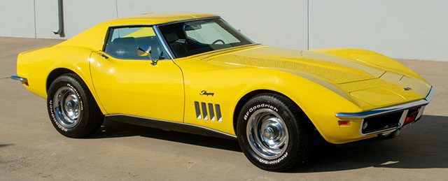 1969 yellow corvette coupe coming 1