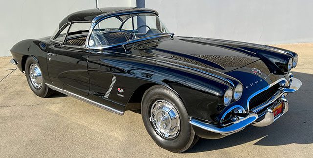 1962 black corvette fuel injected fuelie 1