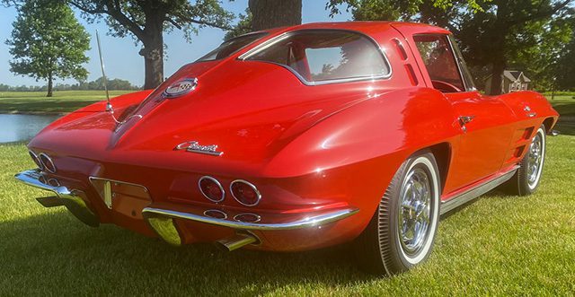 1963 red corvette swc fuelie 5