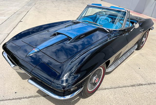 1967 l71 427 435 black corvette convertible 1