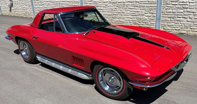 1967 red corvette 427 435 2