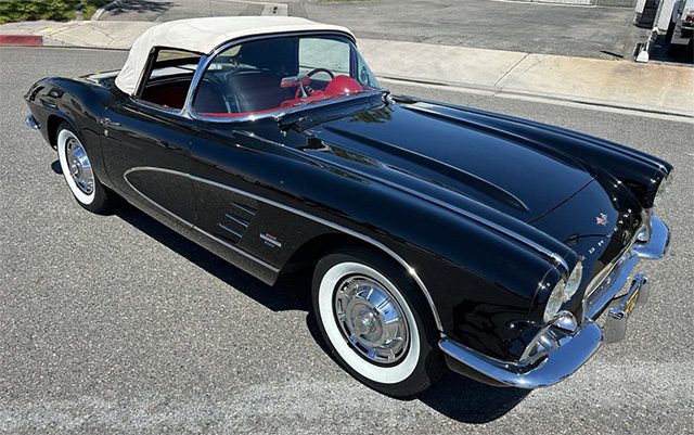 1961 Black Corvette