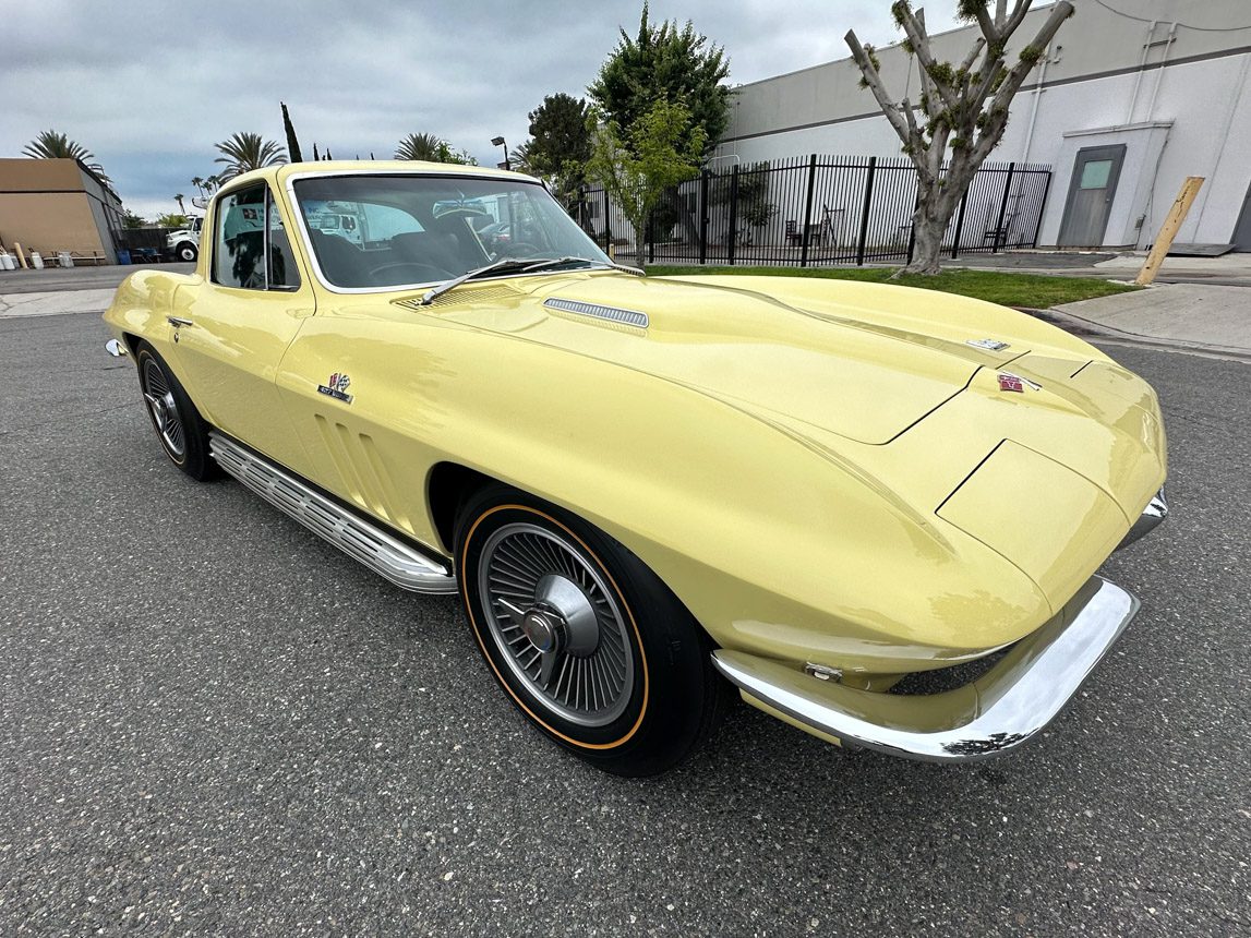1966 Yellow Corvette L72 Coupe 7093 Copy