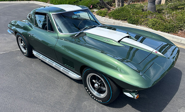 1967 Green L71 Corvette Coupe Exterior