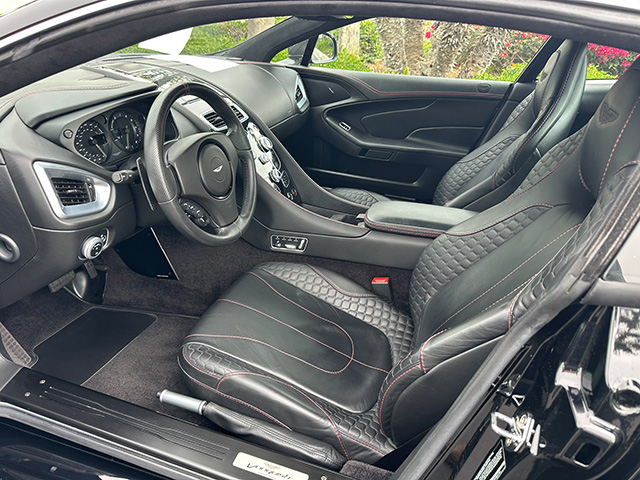 2016 Black Aston Martin Vanquish Interior