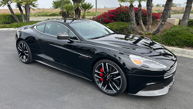 2016 Black Aston Martin Vanquish